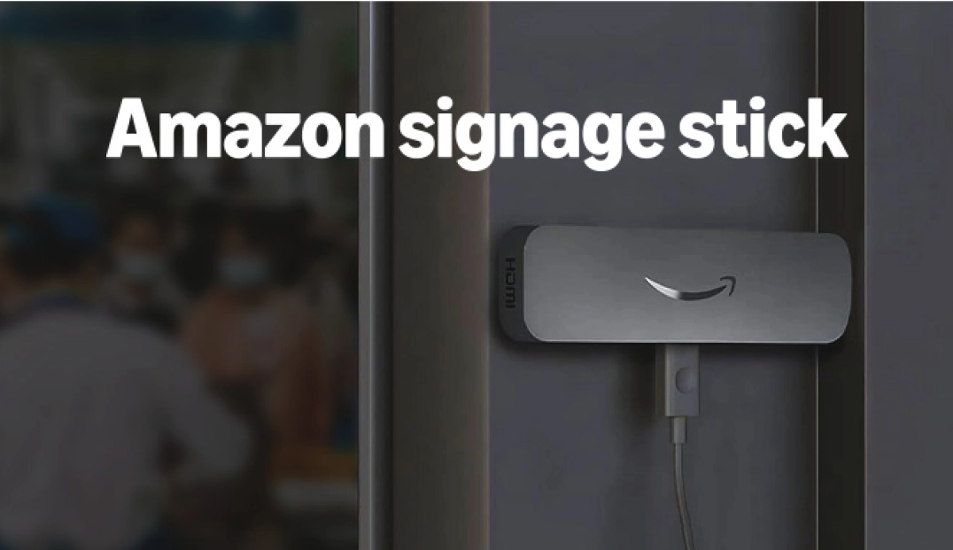 Amazon Signage Stick