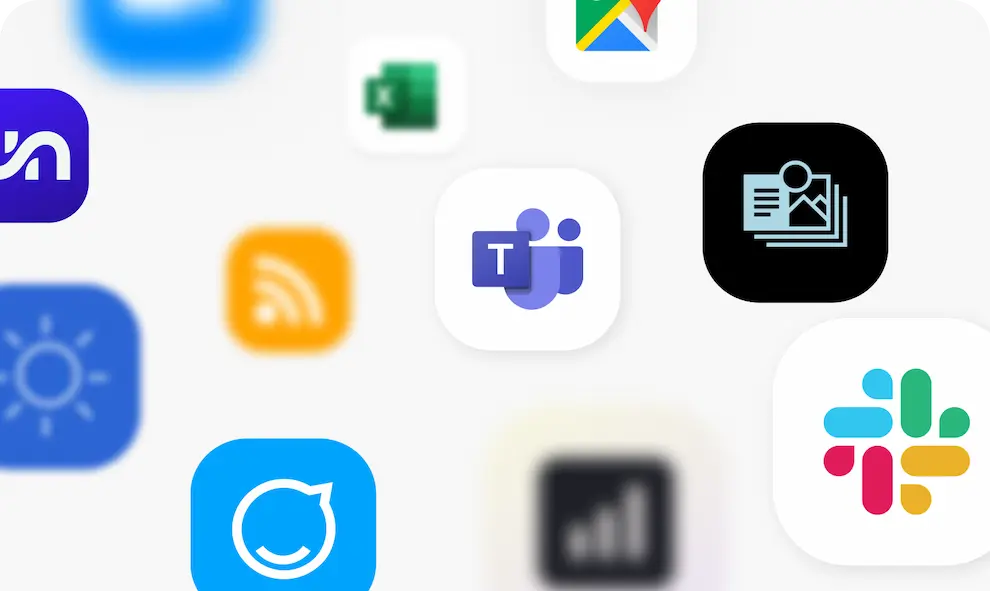 App icons for tools that connect to ScreenCloud Studio