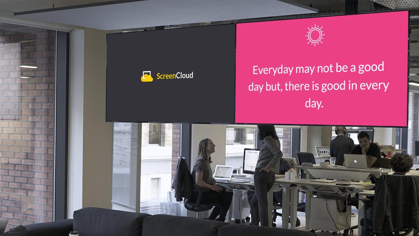 ScreenCloud Article - How to Use Digital Signage to Share Quotes