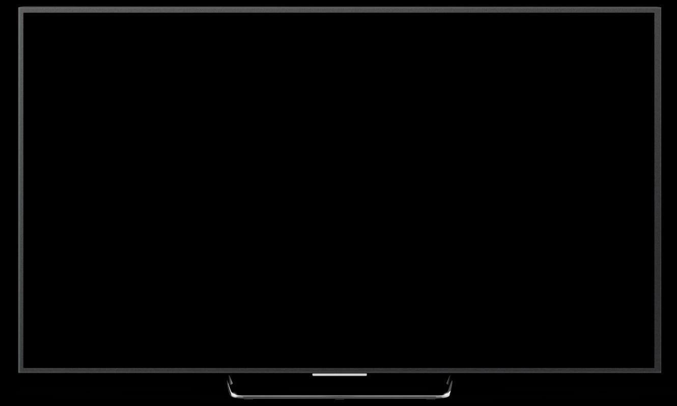 Mounted TV