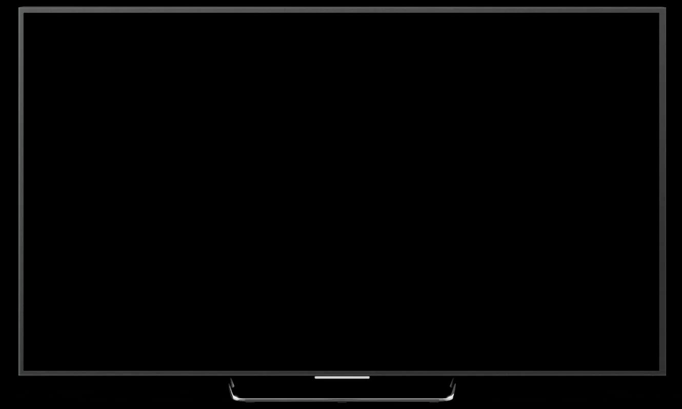 Mounted TV